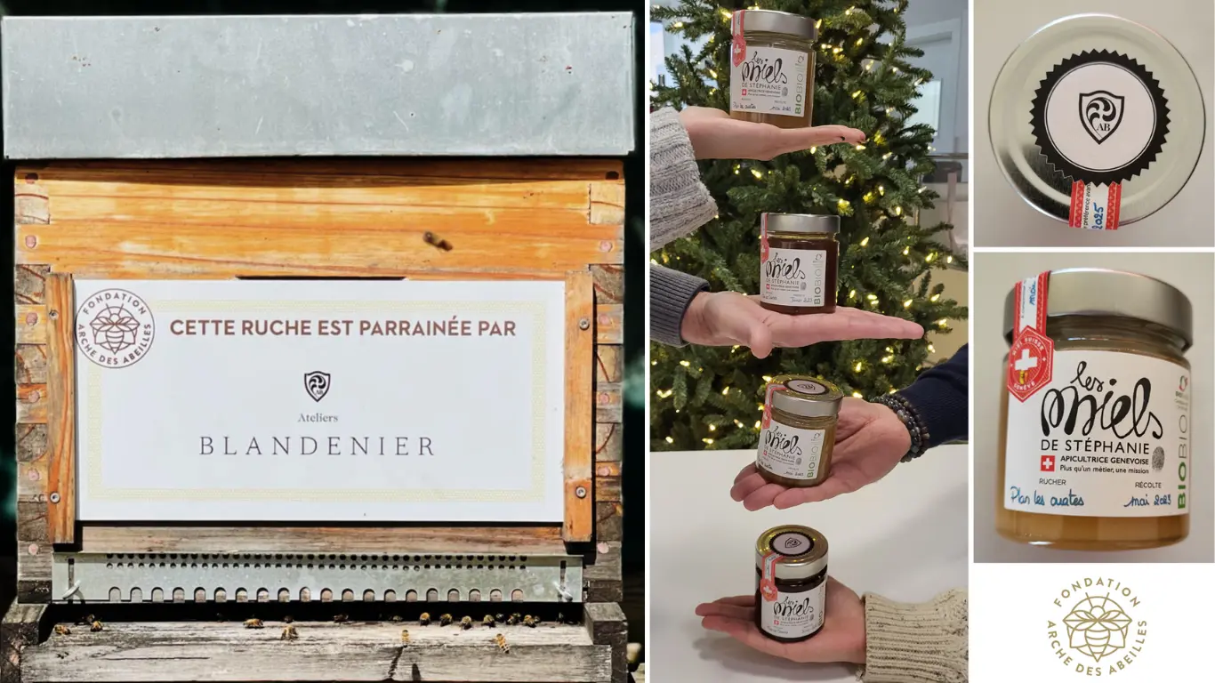 Fondation Arche des Abeilles Les Ateliers Blandenier s'engagent pour la sauvegarde des abeilles